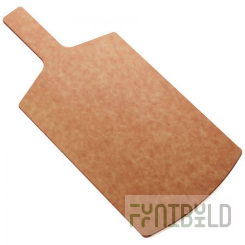 American Metalcraft MPG4 13 Inch Serving Peel with Handle Wood Rectangular