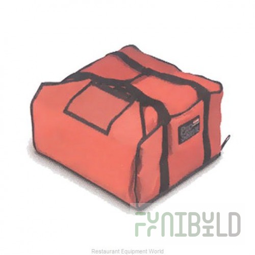 Rubbermaid FG9F3700RED 20 Inch Pizza Delivery Bag with Insulation Red Nylon