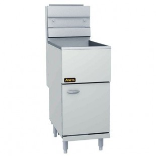 ANETS 35AS 15 Inch Gas Tube Fired Deep Fryer with Twin Baskets 90,000 BTU ANETS 35AS 15 Inch Gas Tube Fired Deep Fryer with Twin Baskets 90,000 BTU
