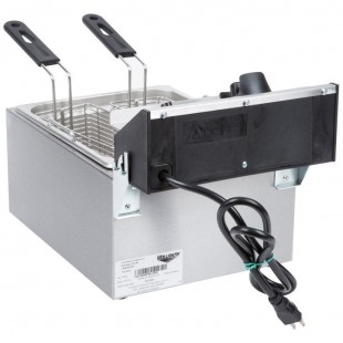 Vollrath 40705 11 Inch Electric Deep Fryer with Two Small Baskets Vollrath 40705 11 Inch Electric Deep Fryer with Two Small Baskets