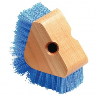 Carlisle 36196614 Triangular Hardwood Scrubber Carlisle Blue with Flo-Pac Carlisle 36196614 Triangular Hardwood Scrubber Carlisle Blue with Flo-Pac