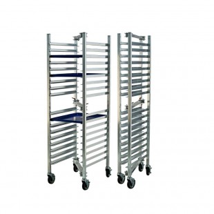 New Age Industrial 98678 22 Inch Folding Sheet Pan Rack with Casters