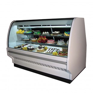 Howard-McCray SC-CBS40E-8C-LED 99.5 Inch Width Refrigerated Bakery Case White and Stainless Steel Howard-McCray SC-CBS40E-8C-LED 99.5 Inch Width Refrigerated Bakery Case White and Stainless Steel
