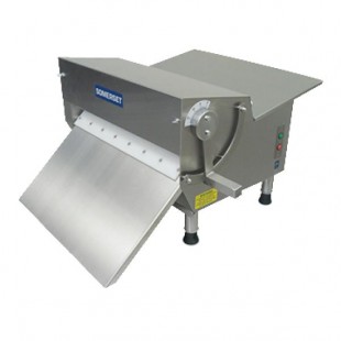 Somerset CDR-300F 15 Inch Fondant Sheeter Manual Roller Stainless Steel with Tray
