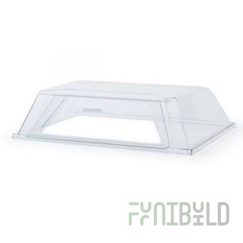 Nemco 8010GD 16 Inch Clear Acrylic Sanitary Sneeze Guard with Handle