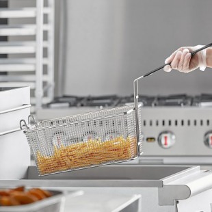 ANETS A4500308@STD/NC 6.5 Inch Nickel Plated Steel Fryer Baskets Twin Mesh ANETS A4500308@STD/NC 6.5 Inch Nickel Plated Steel Fryer Baskets Twin Mesh