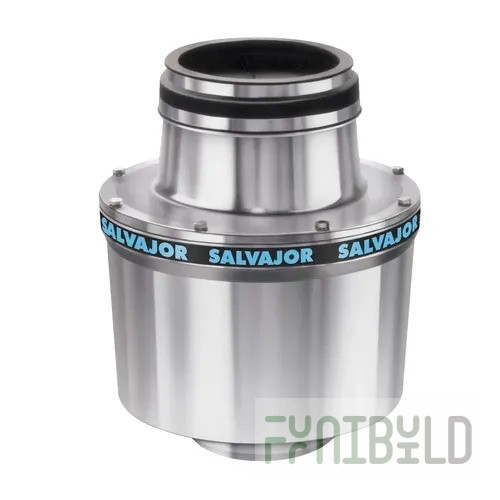 Salvajor 100-CA-MRSS-P Disposer 6-1/2 Inch with Cone Assembly and 1 Hp Motor