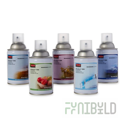 Rubbermaid FG4012491 5.25 Oz Aerosol Air Neutralizer Refill Pack 2 Packs Scents