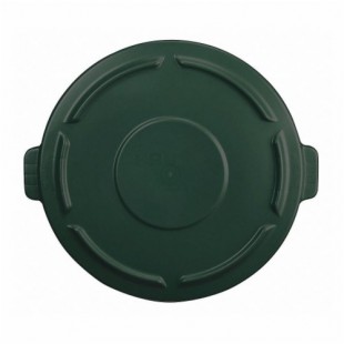 Rubbermaid FG264560DGRN 24-1/2 Inch Trash Receptacle Lid Plastic Dark Green
