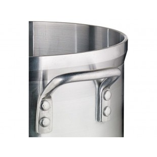 Winco AXBZ-18 18 Qt. Round Brazier Without Cover Reinforced Aluminum