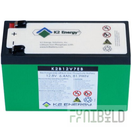 Cres Cor 7037 008 Lithium Battery with durable aluminum casing