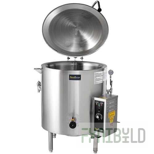 AccuTemp ALLGB-40MV 37 Inch Gas Stationary Kettle Mixer 2 Speed 83100 BTU