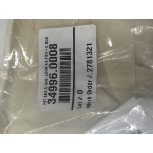 Bunn 34996.0008 Lid Lock and Handle Lock Kit Black for Ultra-2 Models