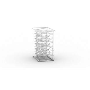 Rational 60.22.398 38 Inch Mobile Plate Rack 84 Plates Capacity with Casters