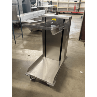 APW Wyott CTR-1418 28 Inch Mobile Cantilever Cup and Glass Dispenser Stainless Steel with Casters APW Wyott CTR-1418 28 Inch Mobile Cantilever Cup and Glass Dispenser Stainless Steel with Casters