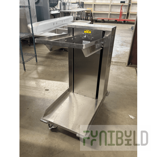 APW Wyott CTR-1418 28 Inch Mobile Cantilever Cup and Glass Dispenser Stainless Steel with Casters