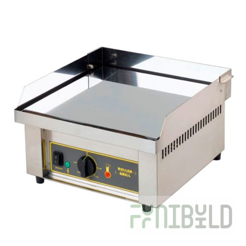 Equipex PCC-400 15 Inch Chrome Coated Steel Electric Griddle with Satin Finish