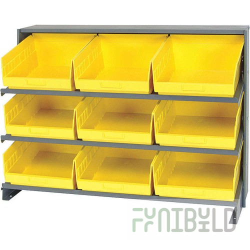 Quantum QPRHA-209_YELLOW Pick Rack Sloped Bench Style