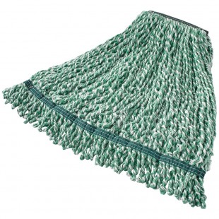 Rubbermaid FGA81206GR00 Medium Mop 1 Inch Antimicrobial Microfiber Green
