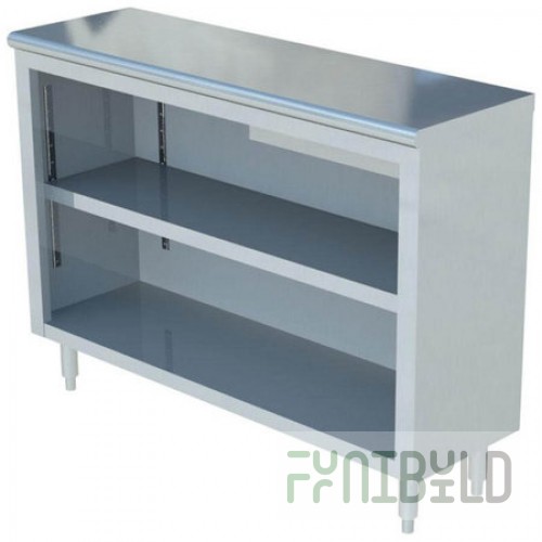 Sapphire Manufacturing SMDC-1848 Enclosed Base Dish Cabinet Open Front 48