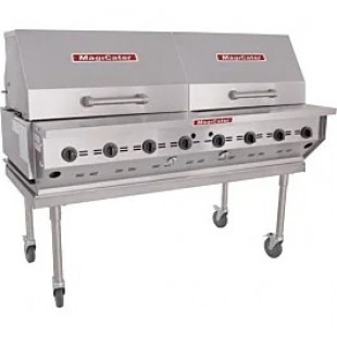 Magikitch'n LPAGA-60BNG 60 Inch Built-In Gas Grill with 8 Burners 160000 BTU