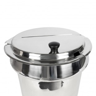 Cooktek 302408 11 Quart Induction Soup Tureen with Lid Stainless Steel