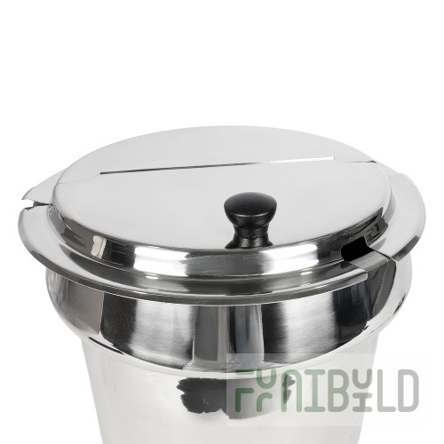 Cooktek 302408 11 Quart Induction Soup Tureen with Lid Stainless Steel