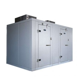 Amerikooler DW081877F-4/14 7' Wide Indoor Walk-In Cooler Freezer With Floor