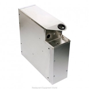 Glastender C-SHA-6-ED 6 Inch Underbar Add-On Unit Soda Gun Holder with Drip Pan