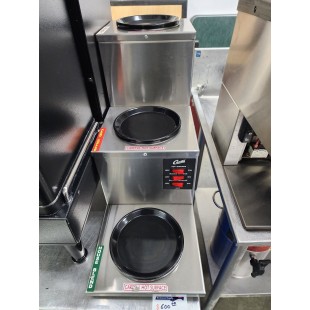 Curtis AW-3SR-10 8 Inch Stainless Steel Electric Coffee Warmer with 3 Station Curtis AW-3SR-10 8 Inch Stainless Steel Electric Coffee Warmer with 3 Station