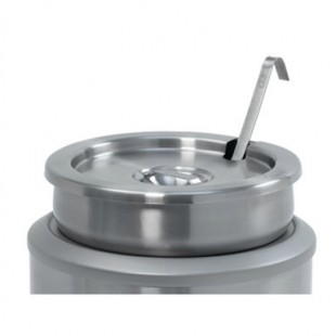 Nemco 66088-2 4 Quart Stainless Steel Inset Cover and Ladle for Food Warmers Nemco 66088-2 4 Quart Stainless Steel Inset Cover and Ladle for Food Warmers