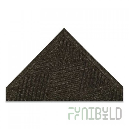 Notrax 169S0410CH 4' Wide Entrance Mat Indoor Charcoal Gray with Rubber Backing