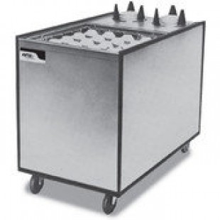 APW Wyott MCTRS-2020-6 40 Inch Mobile Cantilever Cup and Saucer Dispenser Stainless Steel