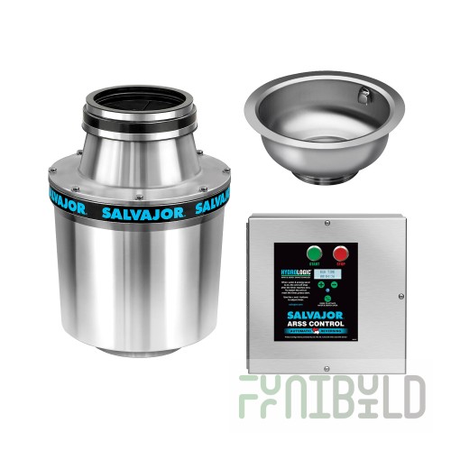 Salvajor 300-CA-ARSS-P Disposer 3 Hp Motor with Cone Assembly