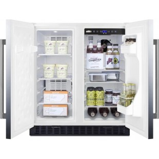 Summit FFRF3075WSS 29.5 Inch Built-in Undercounter Refrigerator Freezer 5.4 cu ft Summit FFRF3075WSS 29.5 Inch Built-in Undercounter Refrigerator Freezer 5.4 cu ft