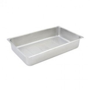 Bon Chef 12094 12006 Water Pan with Heater Rectangular Stainless Steel Non-dripless