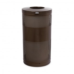 Rubbermaid FGS3ETHBZPL 18 Inch Recycling Receptacle Cans or Bottles Steel Bronze Rubbermaid FGS3ETHBZPL 18 Inch Recycling Receptacle Cans or Bottles Steel Bronze