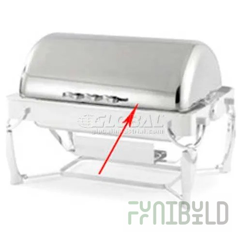 Vollrath 4634020-1 Full Size Replacement Dome Cover Stainless for Chafer