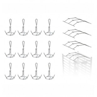 Wood Stone 000-318-003 Rib Accessory Package GVR Includes 12 Hooks and 4 Racks