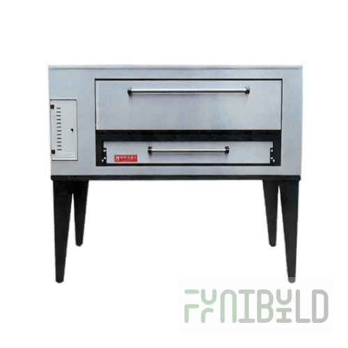 Marsal SD-1048 BASE SECT 48 Inch Gas Pizza Oven with Brick Deck 95000 BTU