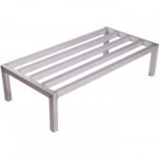 Winholt ALSQ-3-1220 36 Inch Dunnage Rack Tubular 20 Inch Wide Aluminum with Heavy Duty Support