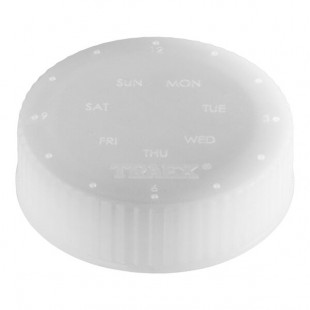 Vollrath 4902-13 Clear Dripcut Storage Lid with Date Indicator 12 Packs