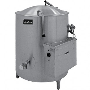 AccuTemp ALLEC-40MV 40 Gallon Electric Stationary Kettle Mixer 316 Stainless Steel