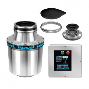 Salvajor 500-SA-ARSS-P Disposer 5 Hp Sink Assembly with Stopper