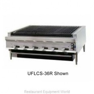 Montague Company UFLCS-60R@TECHNO 60 Inch Gas Charbroiler with Self-Cleaning Radiants 209000 BTU