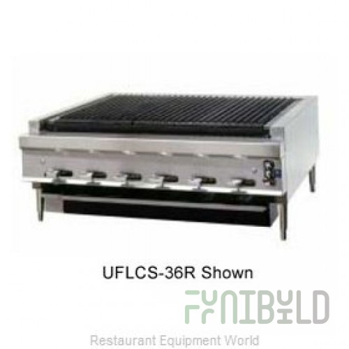 Montague Company UFLCS-60R@TECHNO 60 Inch Gas Charbroiler with Self-Cleaning Radiants 209000 BTU