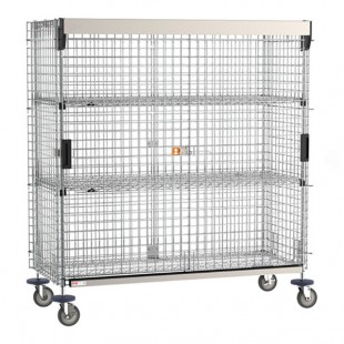 Metro SEC56EC-SL-2EZ 60 Inch Mobile Security Unit with SlideSecure Door
