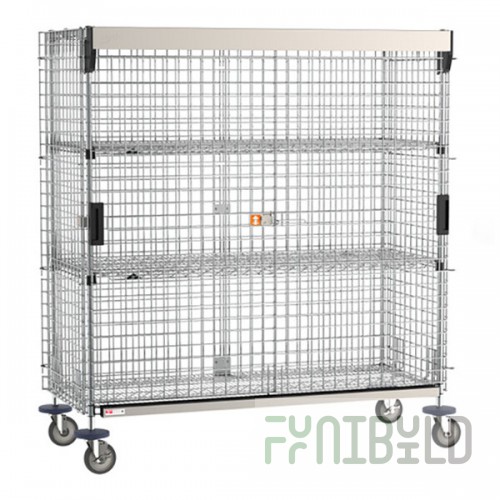 Metro SEC56EC-SL-2EZ 60 Inch Mobile Security Unit with SlideSecure Door