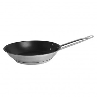 Thunder Group SLSFP4108 8 Inch Fry Pan Non-Stick Stainless Steel with Welded Handle