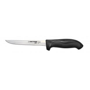 Dexter Russell S360-6F-PCP 6 Inch Narrow Flexible Boning Knife Black Handle High Carbon Steel